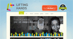 Desktop Screenshot of liftinghands.org